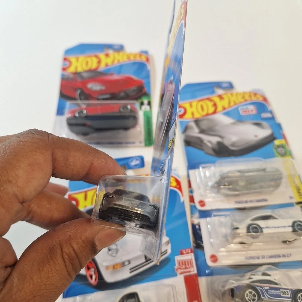 Hot Wheels Porsche 6 Cars‎ Target Red / Zamac / Keychain/ 911 Rally Some Damage